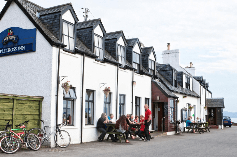Applecross Inn in Scotland exterior