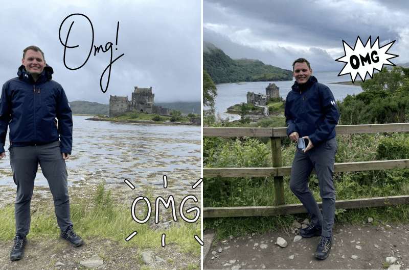 Visitng Eilean Donan Castle in Scotland 