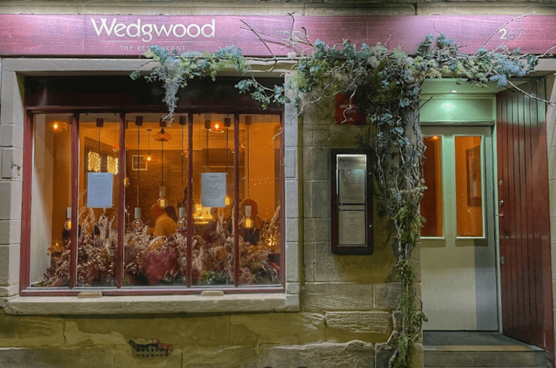 Wedgwood Restaurant in Edinburg city center