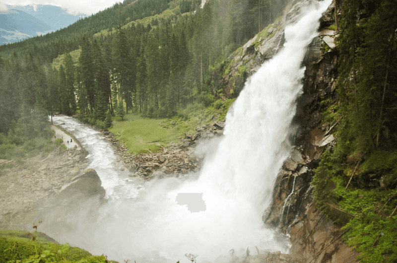 Krimml Waterfalls in Austria 