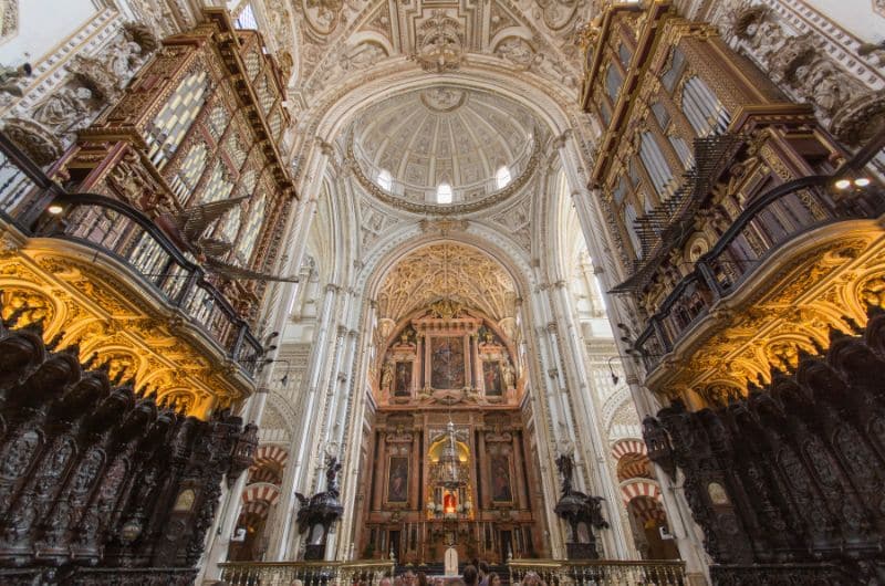 The Christian addition to the mosque-cathedral in Cordoba, Andalusia