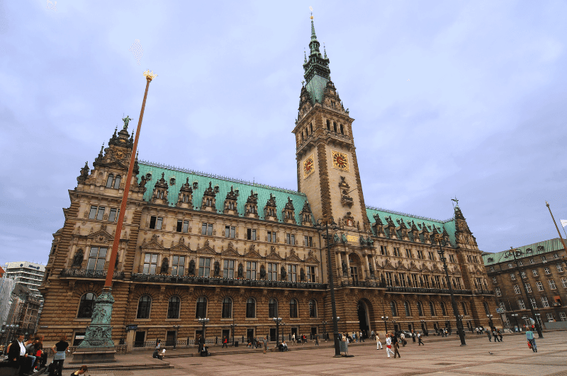 Rathaus of Hamburg 
