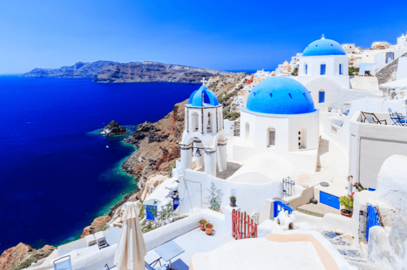 Santorini—a day trip from Chania, Greece travelling 