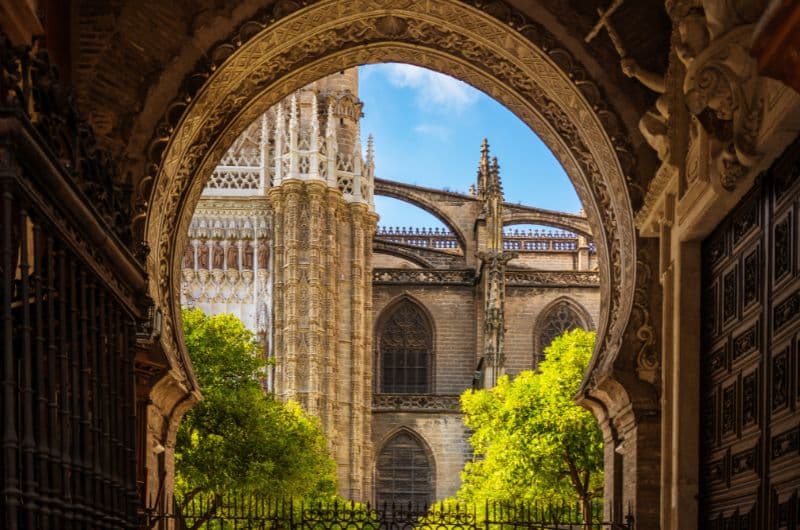 Sevilla Cathedral exterior, Spain