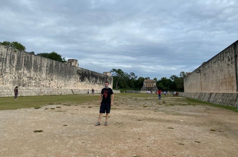 The Great Ball Court in Chichén Itzá—Yucatán itinerary, Mexico