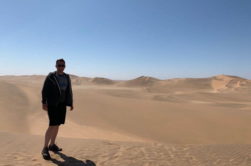 Visiting the Namibian desert—article about unusual things to do in Namibia
