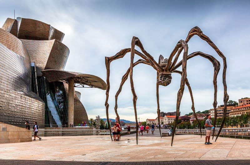 Spider mom in Guggenheim Museum in Bilbao, Spain