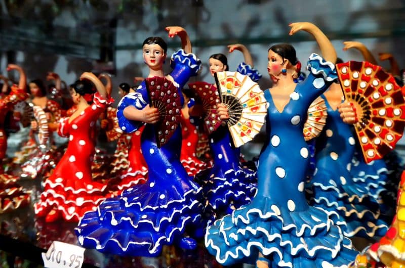 The traditional Sevilla dance—Flamenco
