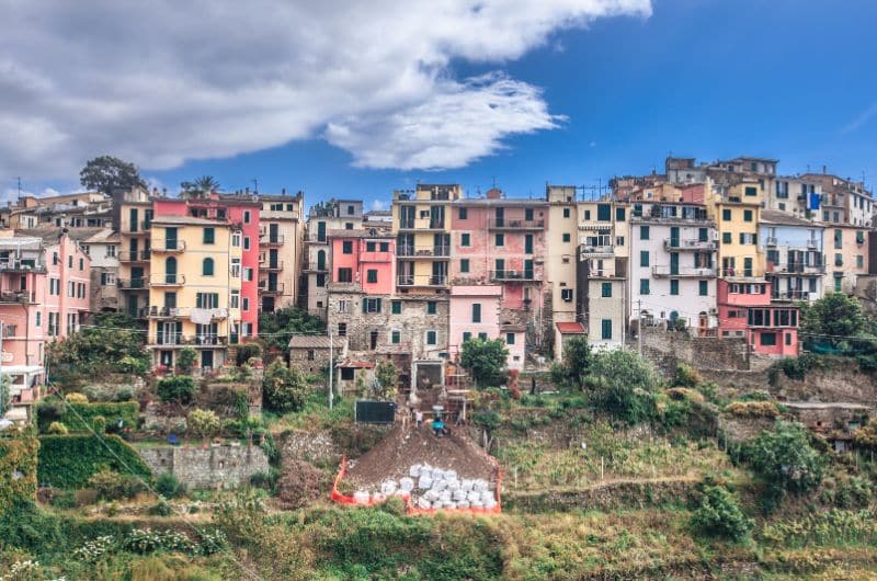 Corniglia Village in Cinque Terre, Italy 