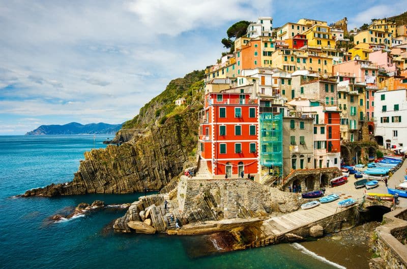Riomaggiore vilage in Cinque Terre, Italy