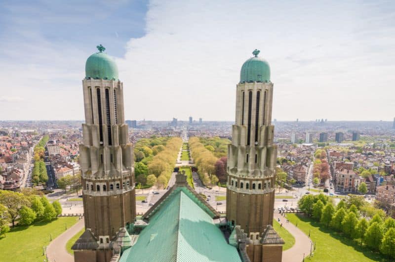 Sacre Coeur Panorama view—Belgium itinerary